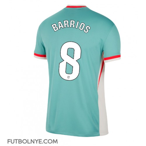 Camiseta Atletico Madrid Pablo Barrios #8 Visitante Equipación 2024-25 manga corta